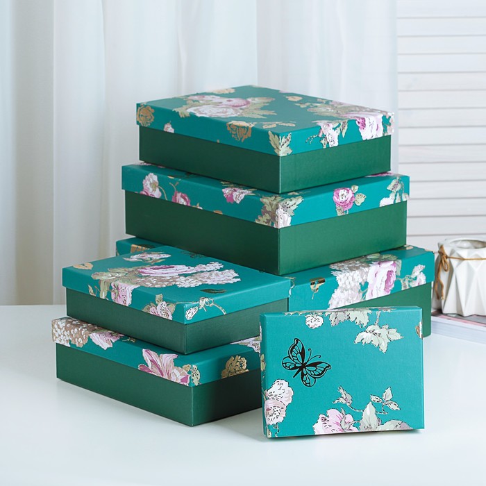 Набор коробок 6в1, 32 х 26 х 11 - 18 х 14 х 5 см