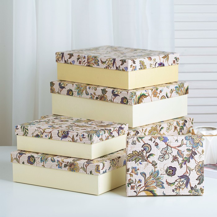 Набор коробок 6в1, 32 х 26 х 11 - 18 х 14 х 5 см