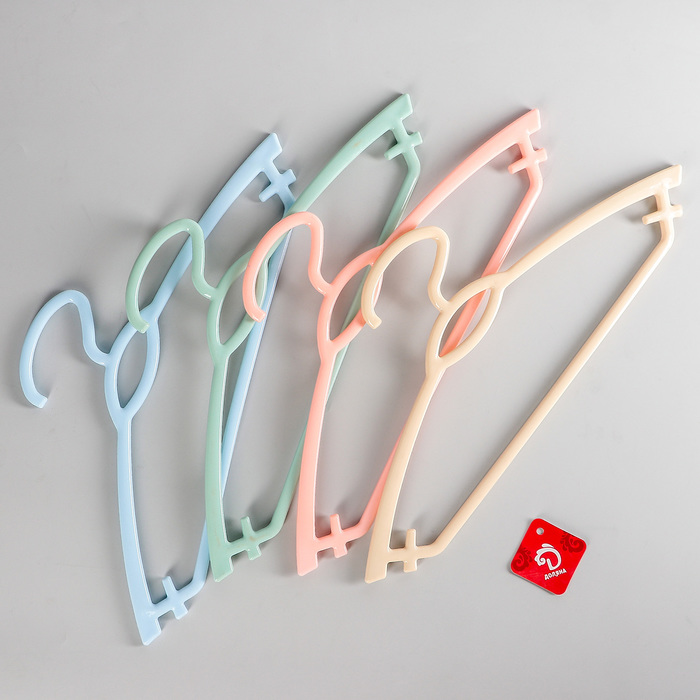 Вешалка-плечики "Мотив" 42,5х18х1 см, цвет МИКС