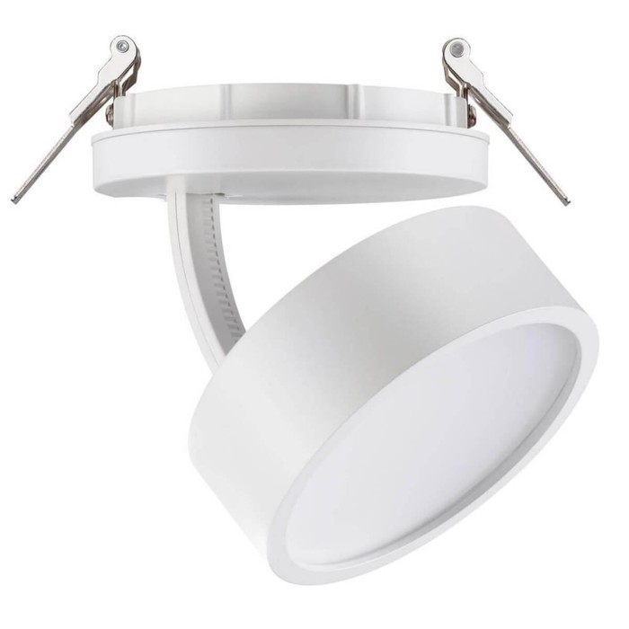 Встраиваемый светильник светодиодный Novotech, 25 Вт, 220 В, 120x120 мм, d=120 мм, белый