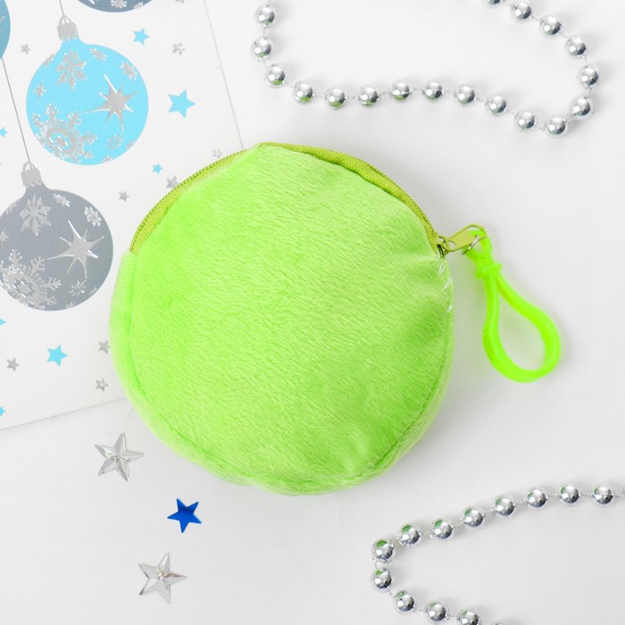 Мягкая игрушка-кошелёк "С Новым счастьем!", 9 х 9 см