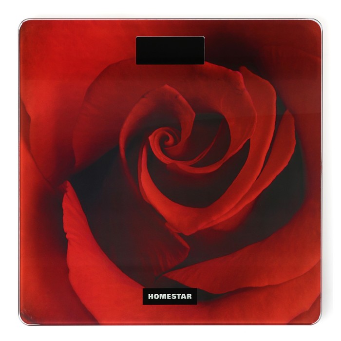 Весы напольные HOMESTAR HS-6002B, электронные, до 180 кг, красные