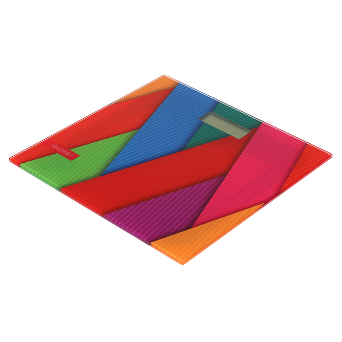 Весы напольные ENERGY EN-419J, электронные, до 180 кг, "узор"