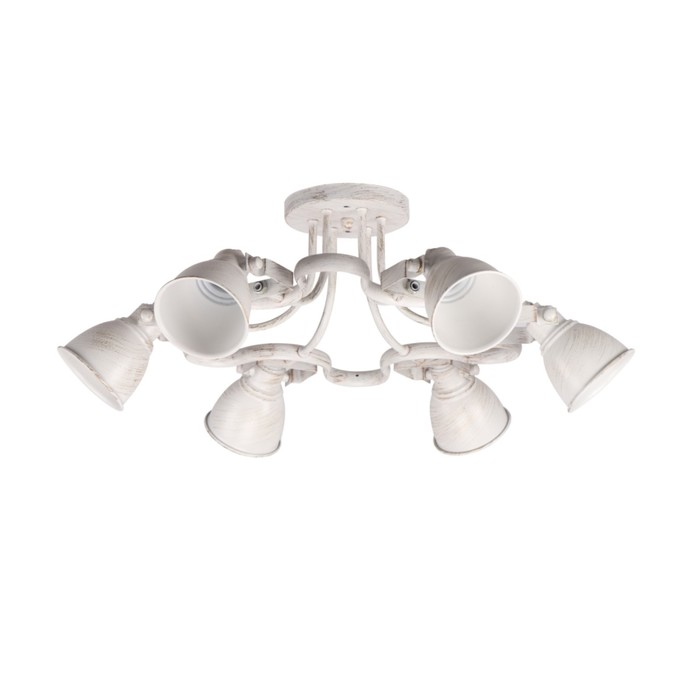 Люстра "Мария" 6х60Вт Е27 белый 61,5x61,5x25,5см