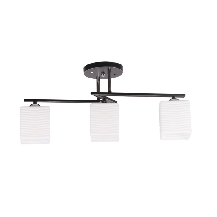 Люстра "Анастасия" 3х60Вт Е27 венге 60x20x26,5см