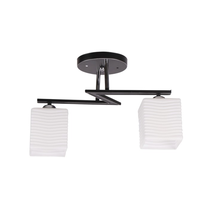 Люстра "Анастасия" 2х60Вт Е27 венге 40x20x26,5см