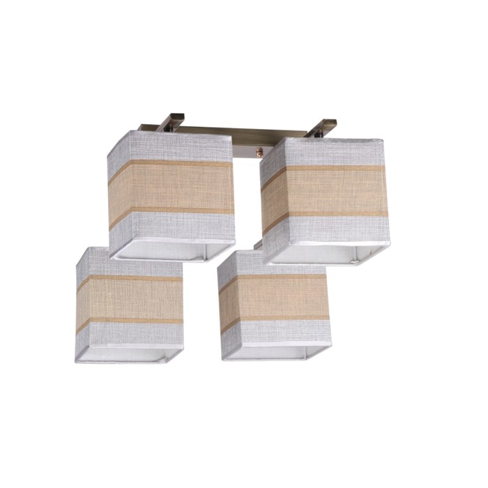 Люстра "Вилена" 4х60Вт Е27 бронза 42x35x30,5см