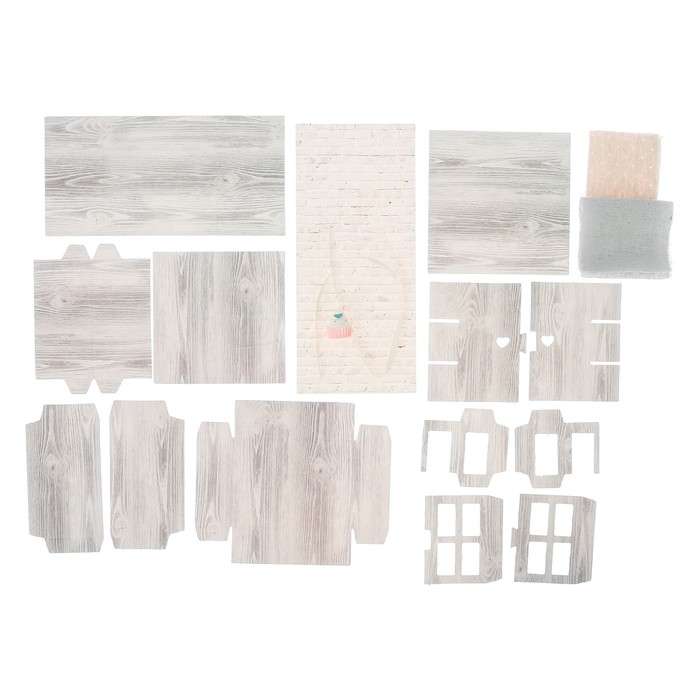 Мебель для кукол–малюток «Кухонный буфет», набор для шитья, 15 × 23,2 × 2,2 см