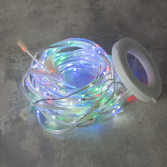 НИТЬ "На ель" 8 шт х 1,4 м. кольцо SMD2835-288/16-12V, кон. 8 р. мерц, Б/П в компл., МУЛЬТИ 36123