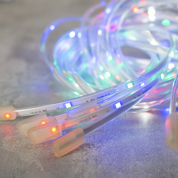 НИТЬ "На ель" 8 шт х 1,4 м. кольцо SMD2835-288/16-12V, кон. 8 р. мерц, Б/П в компл., МУЛЬТИ 36123