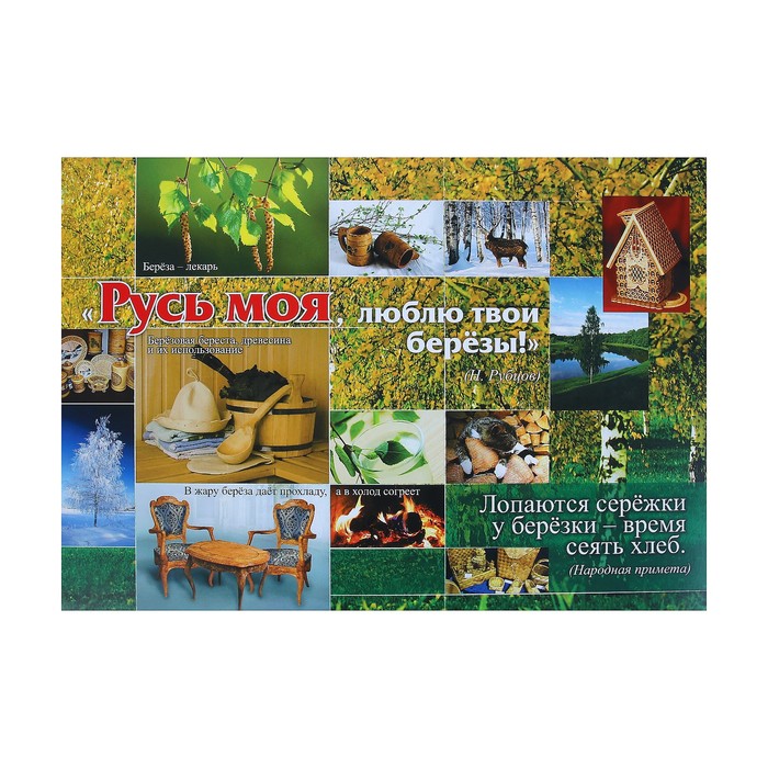 Набор плакатов "Россия - Родина моя" 4 плаката, А3