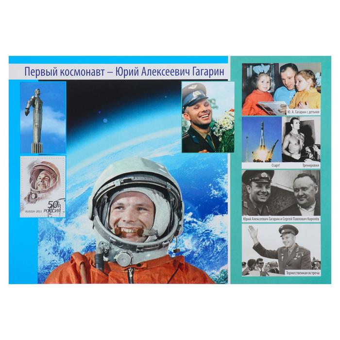 Набор плакатов "Космос" 4 плаката, А3