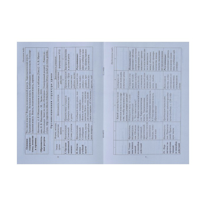 Набор плакатов "Политическая система Российской Федерации" 4 плаката, А3