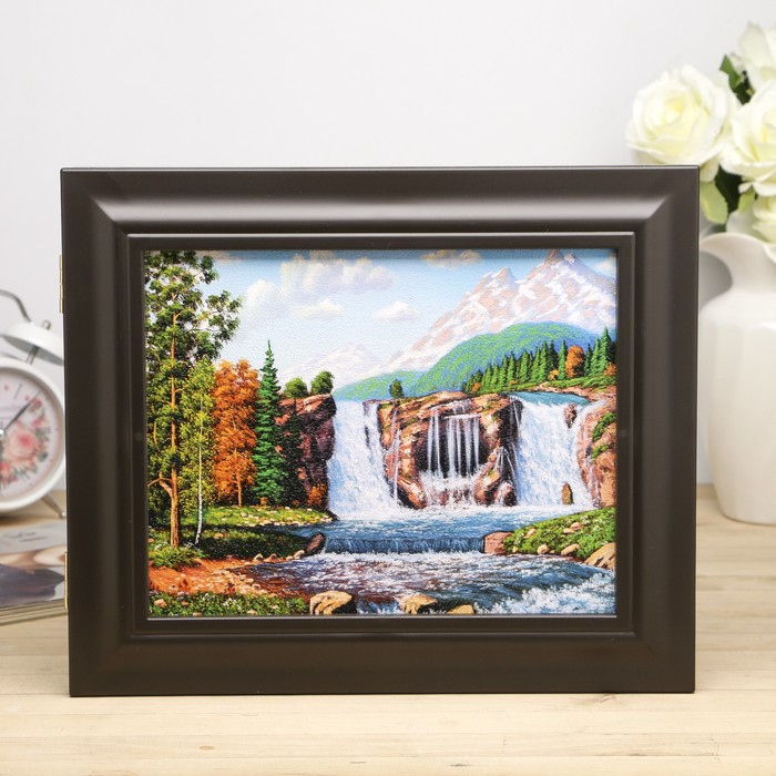 Ключница "Водопад" Венге 26х31х4,5 см