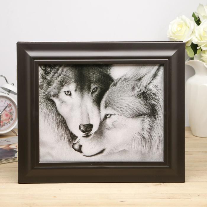 Ключница "Волк" Венге 26х31х4,5 см