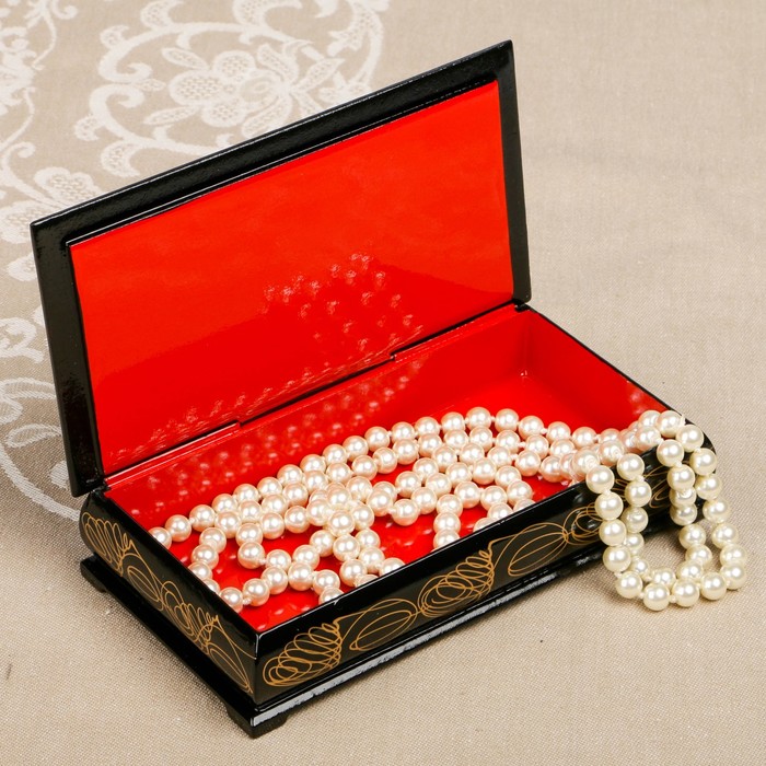 Шкатулка-купюрница «Ангелочки. Вид 2», лаковая миниатюра, 9х17 см