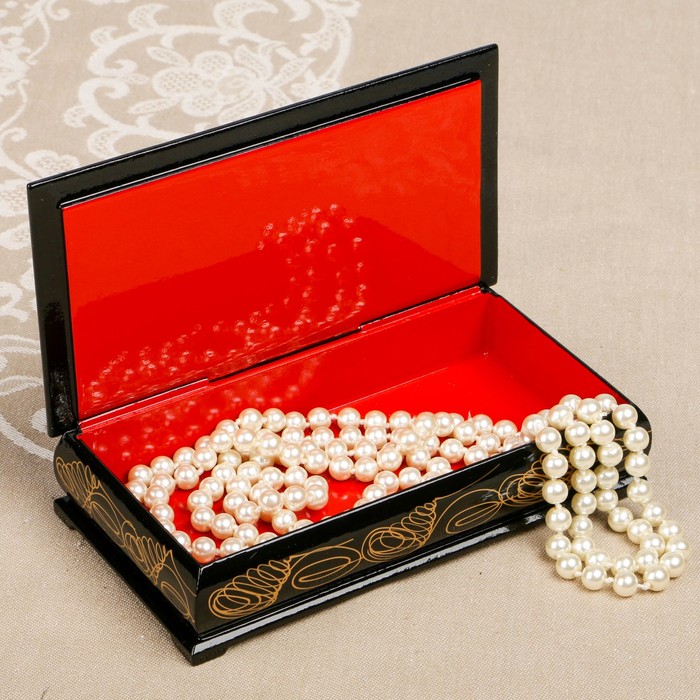 Шкатулка-купюрница «Ангелочки. Вид 3», лаковая миниатюра, 9х17 см