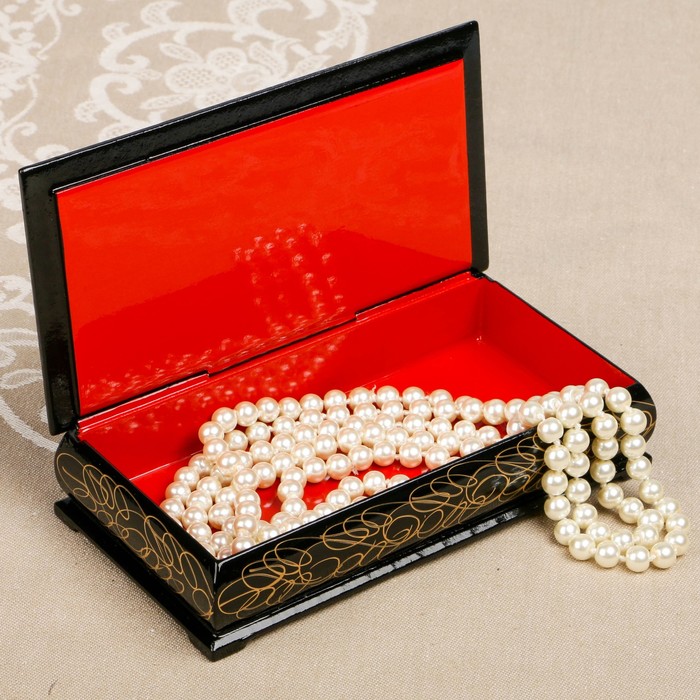 Шкатулка-купюрница «портрет. Вид 78», лаковая миниатюра, 9х17 см