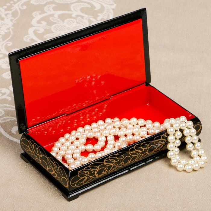 Шкатулка-купюрница «Сказки. Вид 21», лаковая миниатюра, 9х17 см