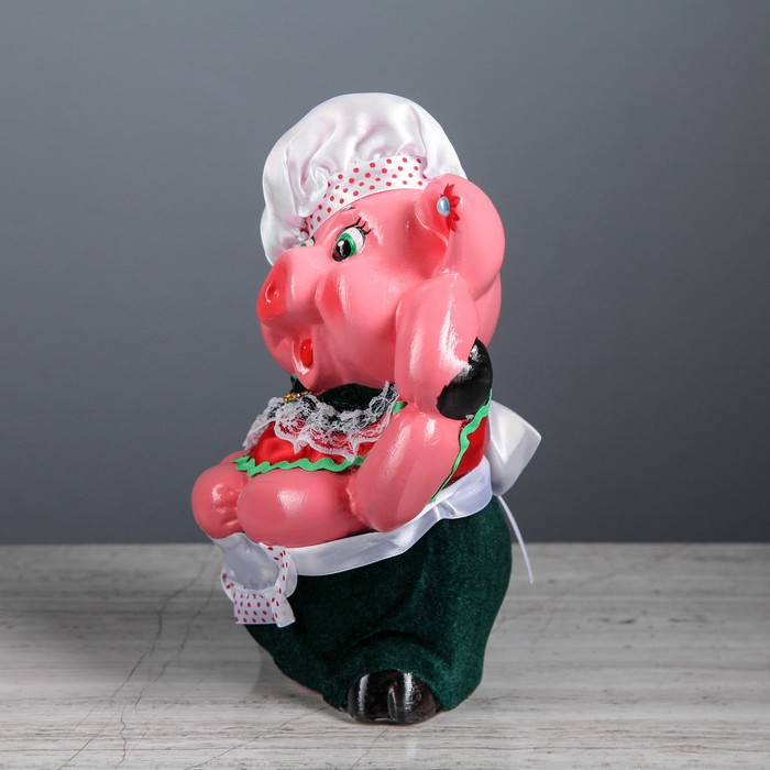 Копилка"Свинка-Поваренок", с декором