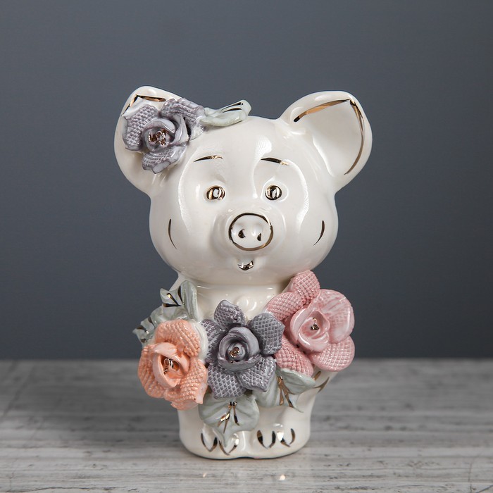 Копилка "Свинка Танюшка" мини, лепка большая+36