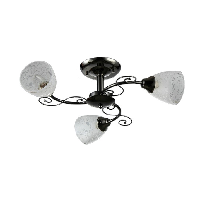 Люстра "Molli" 3х60Вт Е27 черный хром