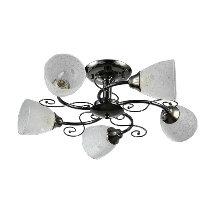 Люстра "Molli" 5х60Вт Е27 черный хром