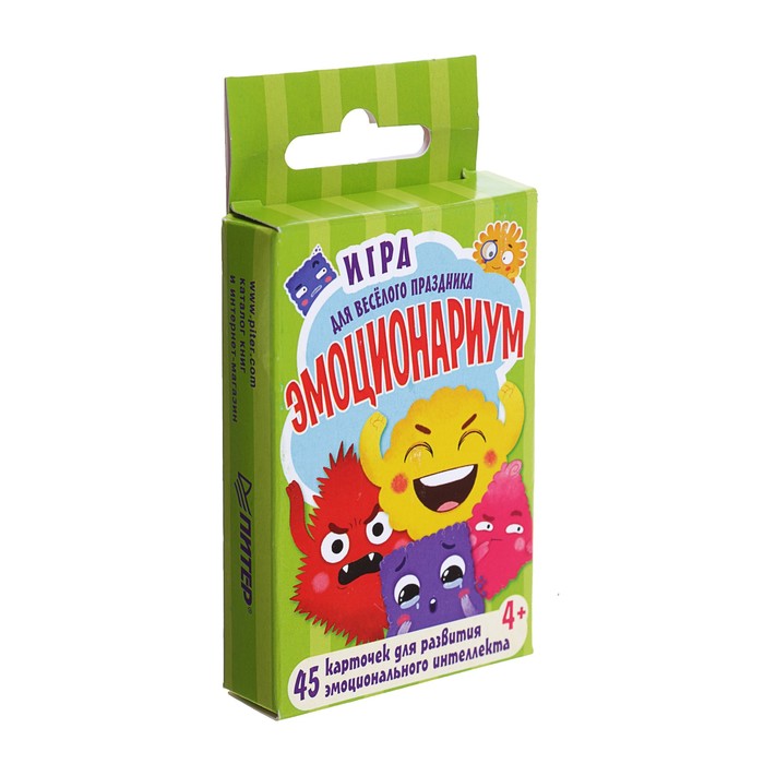 Игра для весёлого праздника "Эмоционариум" 45 карт д/развития эмоц интеллекта. Гришина А Н