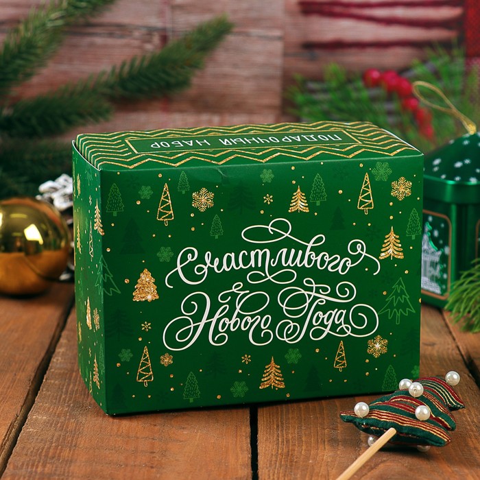 Набор "Удачи и успеха", копилка, чай чёрный 25 г