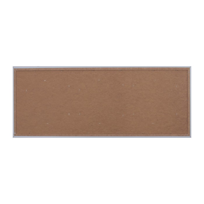 Картина "Цветы цвета неба" 43х107 см (25х25)