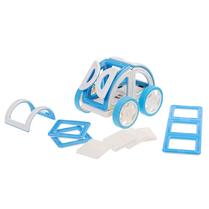 Конструктор магнитный «Моя первая машина», 18 деталей