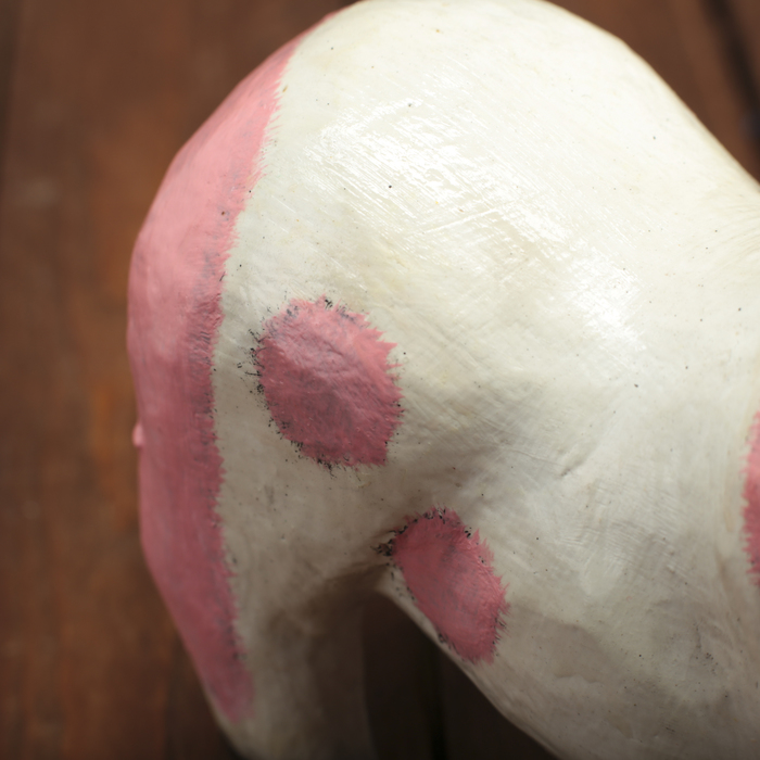 Сувенир дерево "Свинка бело-розовая" 20х6,5х10 см