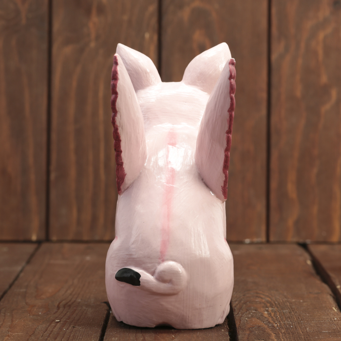 Сувенир дерево "Хрюша с крыльями сидит" 13х7х17 см