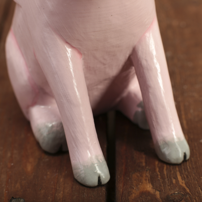 Сувенир дерево "Хрюша с крыльями сидит" 13х7х17 см