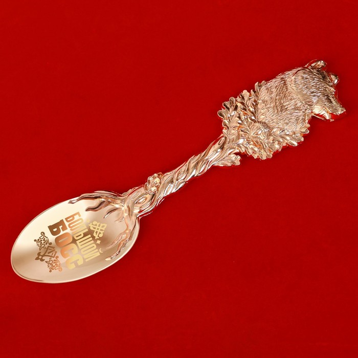 Ложка сувенирная в тубусе "Большой босс"