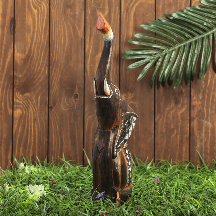 Сувенир дерево "Слоник счастье" 12х7х40 см