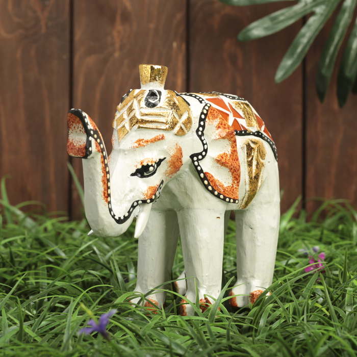 Сувенир дерево "Светлый слоник" 17х7х15 см