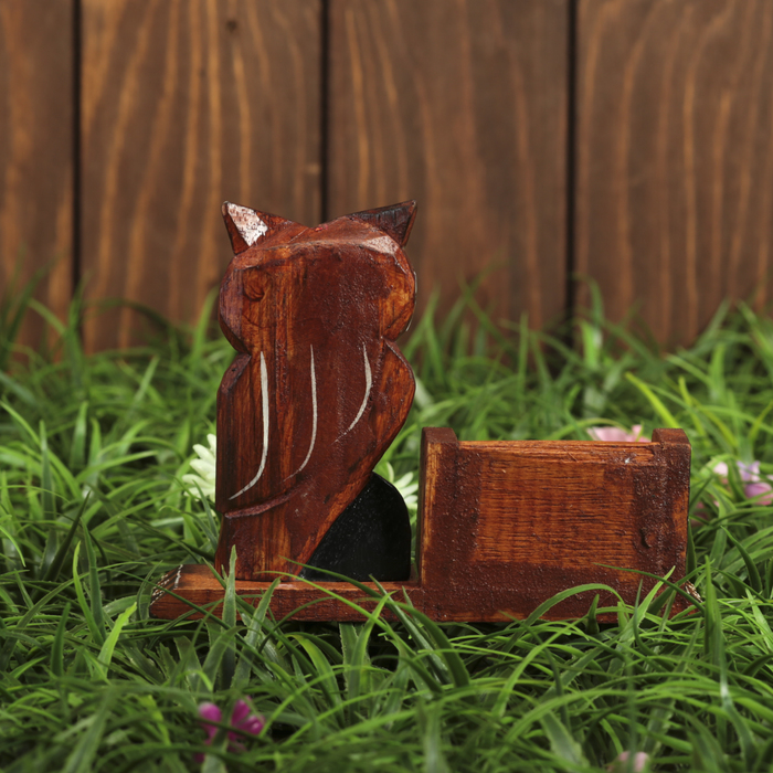 Календарь настольный дерево "Филин" 15х6х11 см