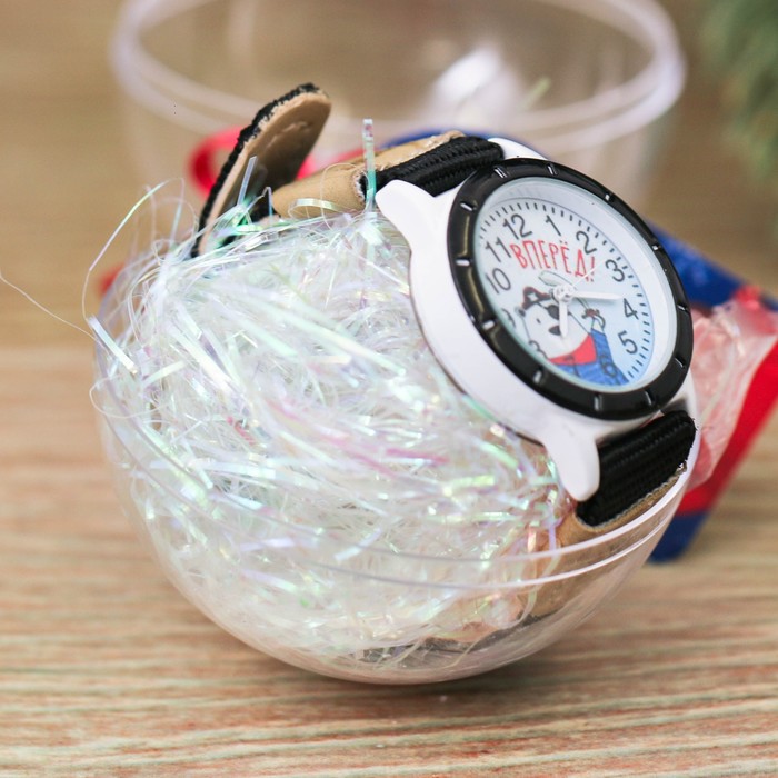 Часы детские наручные в шаре "Пират", 6 см