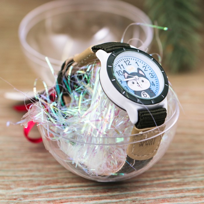 Часы детские наручные в шаре "Собачка", 6 см