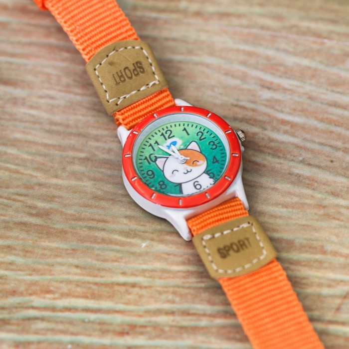 Часы детские наручные в шаре "Котёнок", 6 см