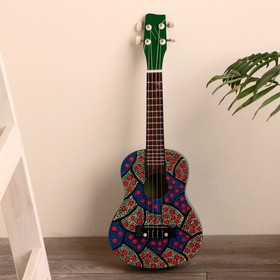 Музыкальный инструмент гитара-укулеле "Любовь" 55х20х6 см