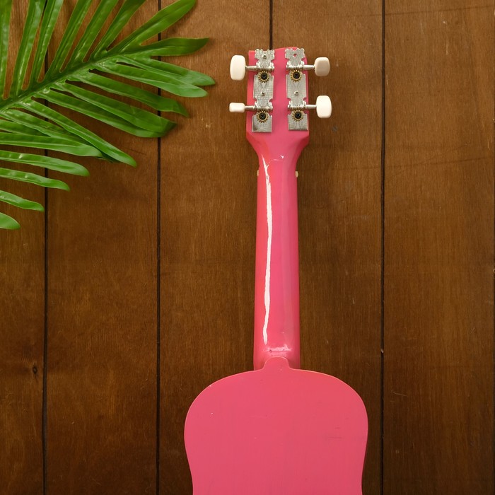 Музыкальный инструмент гитара-укулеле "Красное влечение" 55х20х6 см