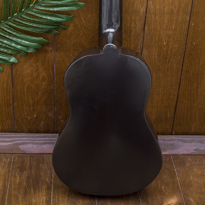 Музыкальный инструмент гитара "Тёмная" 70х23х8 см