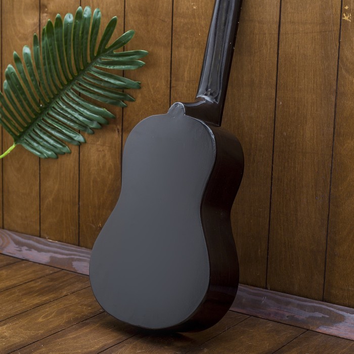 Музыкальный инструмент гитара "Тёмная" 70х23х8 см