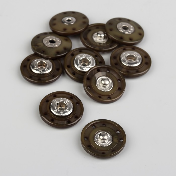 Кнопки пришивные d=23мм, цвет хаки