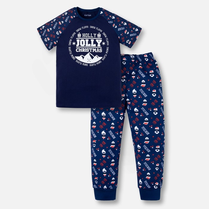 Комплект: джемпер, брюки KAFTAN "JOLLY HOLLY", синий, рост 158-164 см (40)