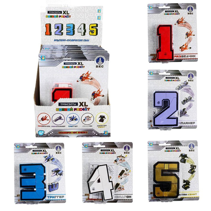 Трансбот XL «Боевой расчёт ВКС», 10 см, МИКС