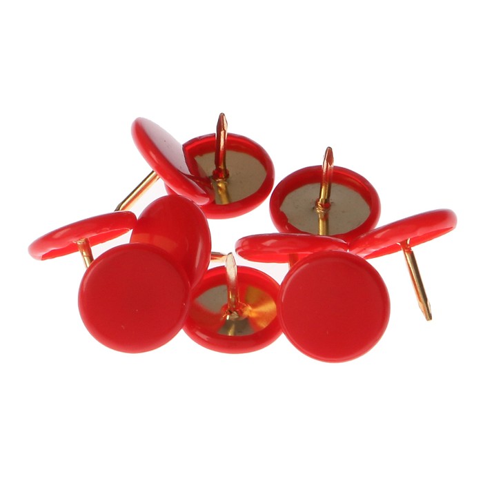 Набор декоративных гвоздиков "Красные" набор 100 шт 1х1х1 см