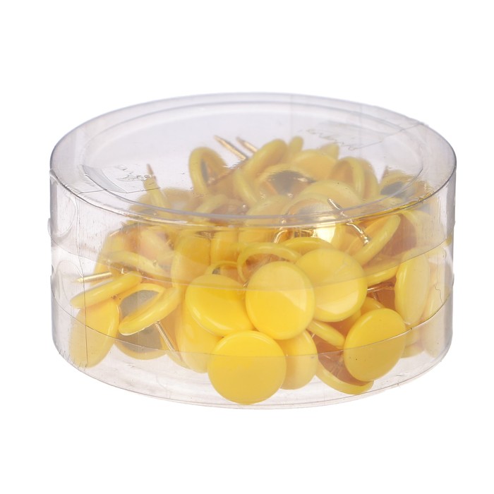 Набор декоративных гвоздиков "Жёлтые" набор 100 шт 1х1х1 см